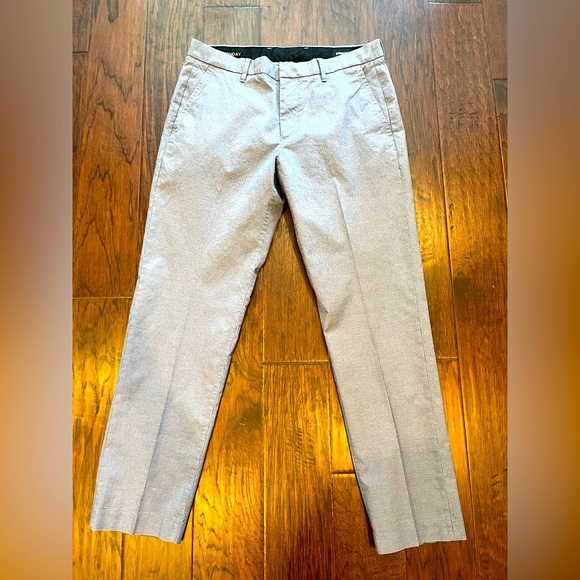 Bonobos Weekday Warrior Slim Fit Pants - Monday Blue Patterned Size 33x30 - Picture 1 of 7